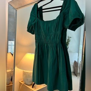 New emerald green Reformation dress